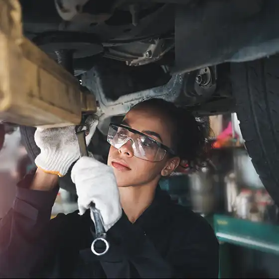 Female Automotive Technician