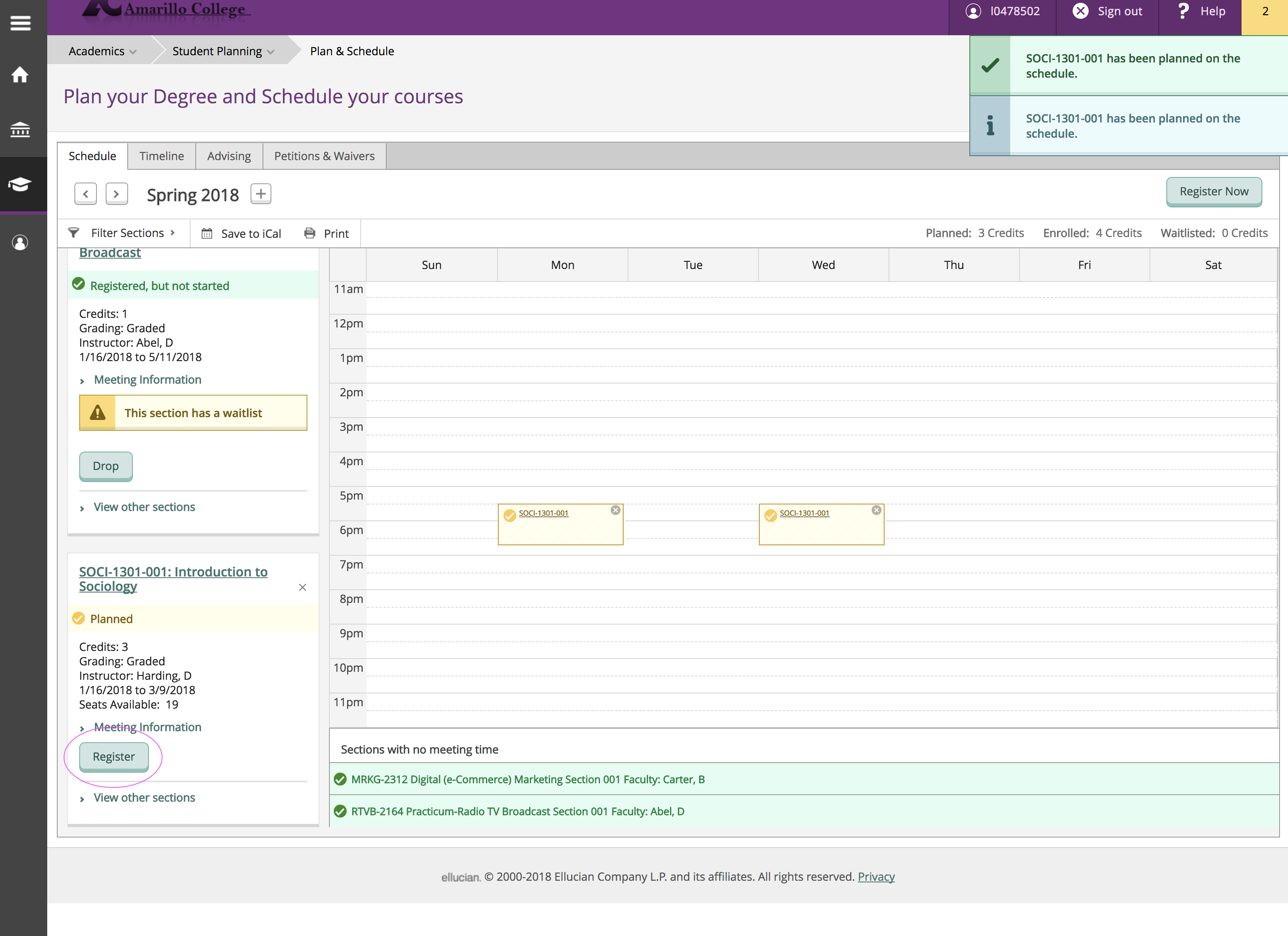 13. Register for Planned Cours Screen Shot 2018 01 09 at 4.16.47 PM