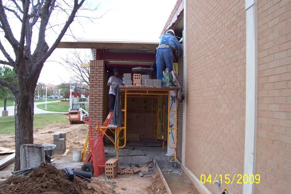 Entrance work 4 15 09 600x400