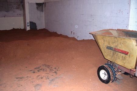 Sand in Band Room