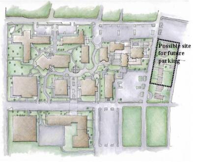 Graphic-Washington Campus Parking Lot