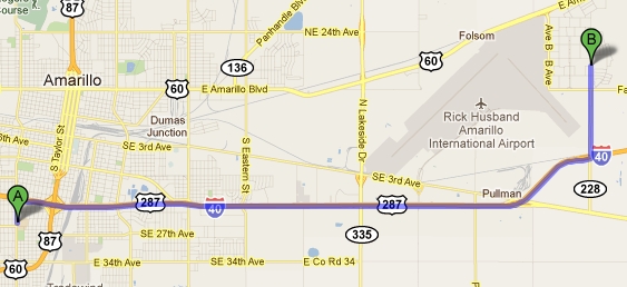 Washington St Campus to Bldg 3500-Auction Pickup Location