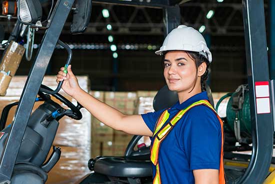 Female Forklift Certification