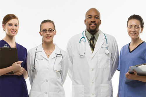 Card image healthcare workers