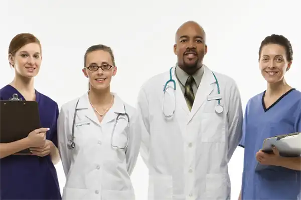 4 Medical Folks Standing
