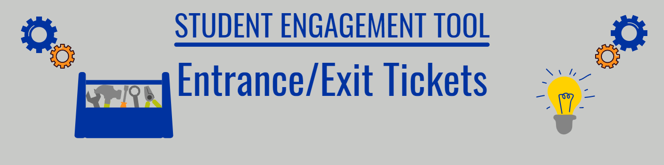 Entrance/Exit Tickets
