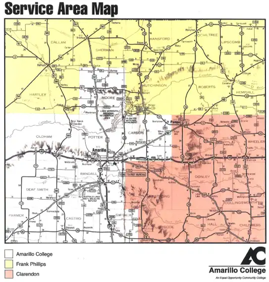 AC Service Area Map