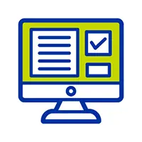 Stylized Digital Appointment or Schedule Icon