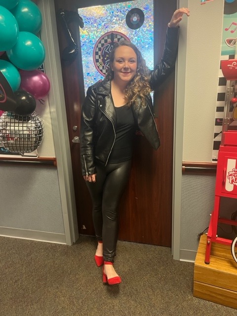 Stevi Brashears as Sandy from Grease