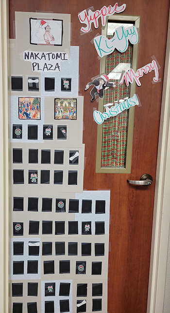 EGilbert Christmas Door 2025