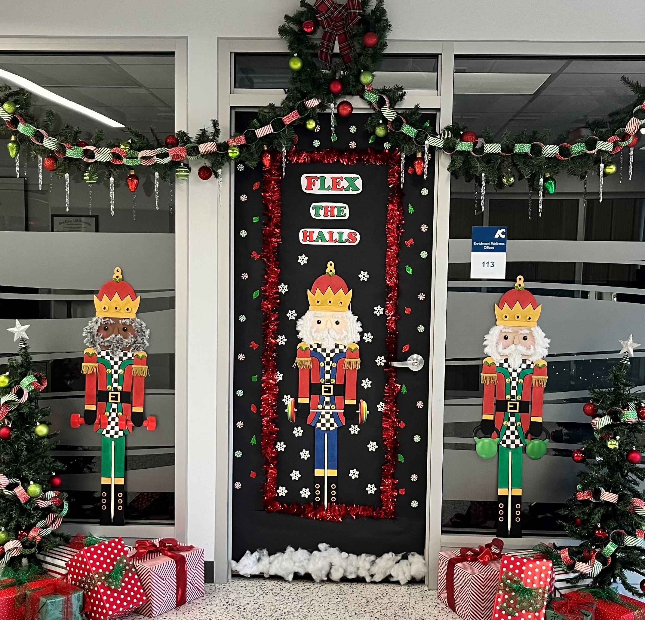 FLEX the Halls Ho Ho Holding the Weights