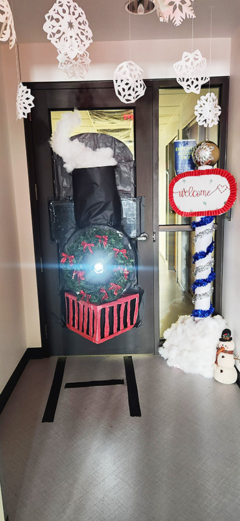 Polar Express Outreach Door