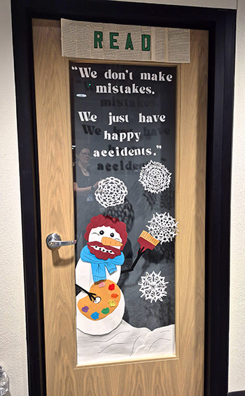 Bob Ross Snowman Melissa Eder