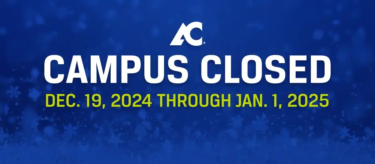 AC Student Support Services Closed Graphic 2024