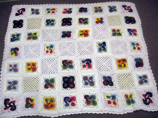 Badger Hearts Afghan Raffle