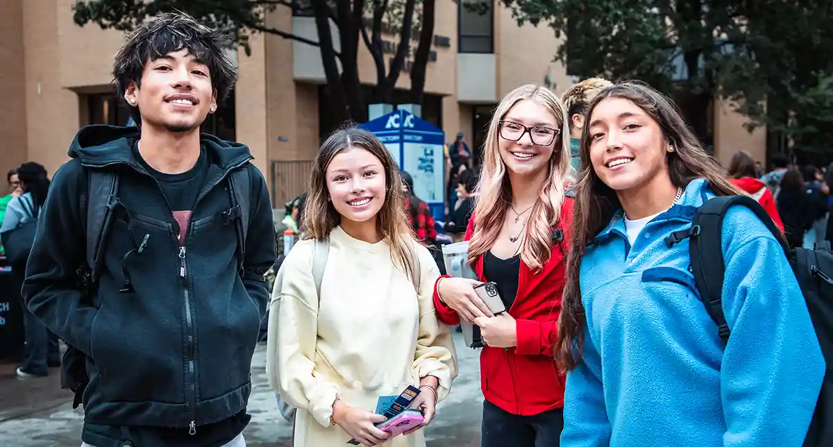 Students on campus Fall 2025