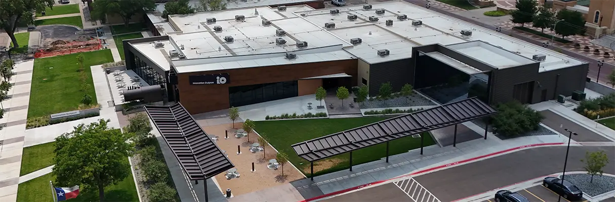 About the Innovation Outpost Exterior Image