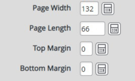 Page settings