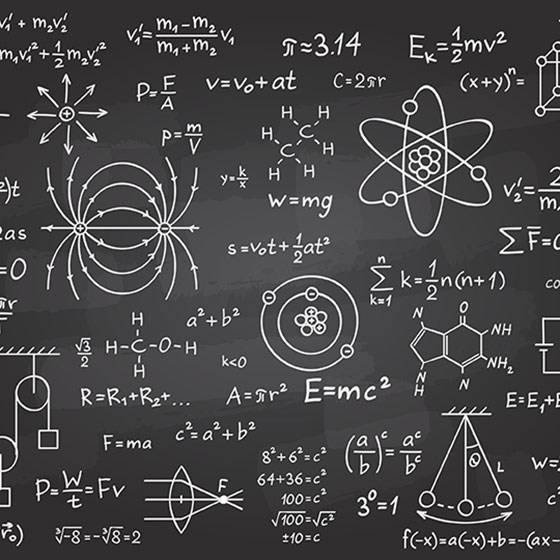 Scientific Formulas Mathematic