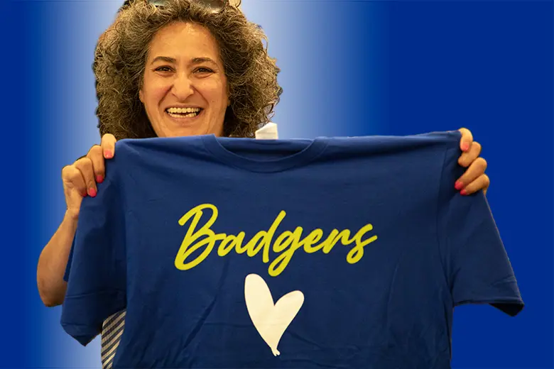AC Employee with Badger Love T-shirt
