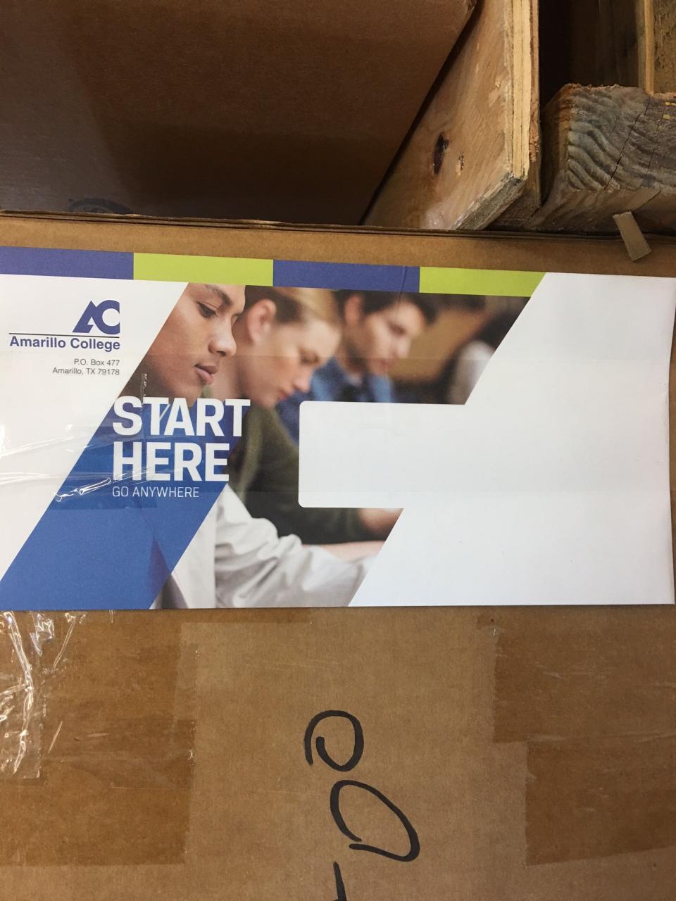Start Here Evnelopes