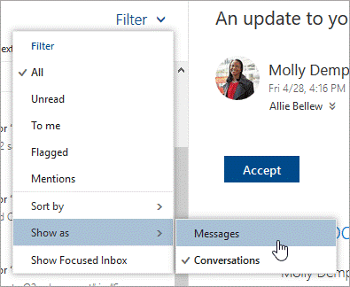 Ms outlook