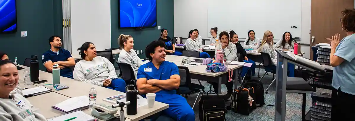 image of  a Simulation Center Class in Session